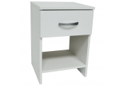 WATSONS - Bedside Cabinet / 1 Drawer - White