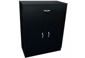 WATSONS - 1 Drawer / Cupboard Storage Sideboard Unit - Black