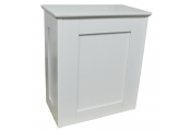 WATSONS - Small Storage Hamper With Grooved Sides - White