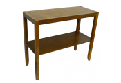 ANYWHERE - Solid Wood Console / Side / Hallway Table - Walnut Effect