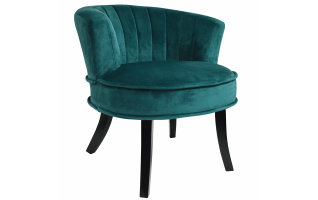 Curved back deals accent chair