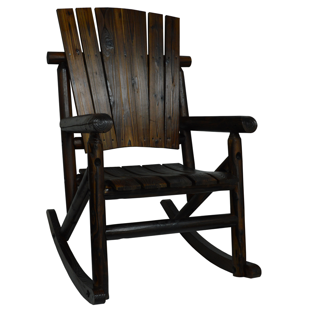 WATSONS - Large Outdoor Rocking Chair - Burntwood