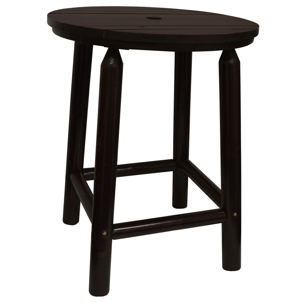 WATSONS - Large Bar Table Outdoor Wooden - Burntwood