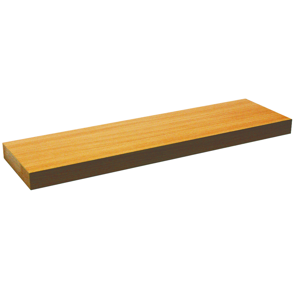 CHICAGO - Wood Effect 70cm Floating Wall Shelf - Beech