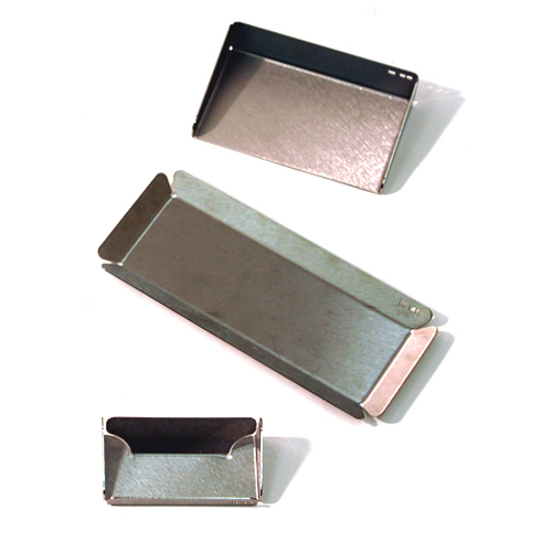 MEMO - Stainless Steel Office Organiser Set / Pen Tray / Card Holder - Silver